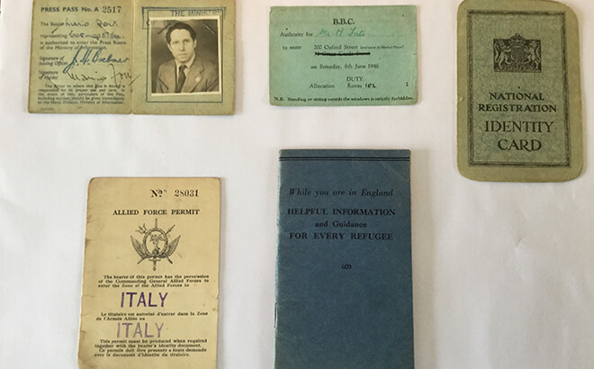 Mario Forti Press Pass etc