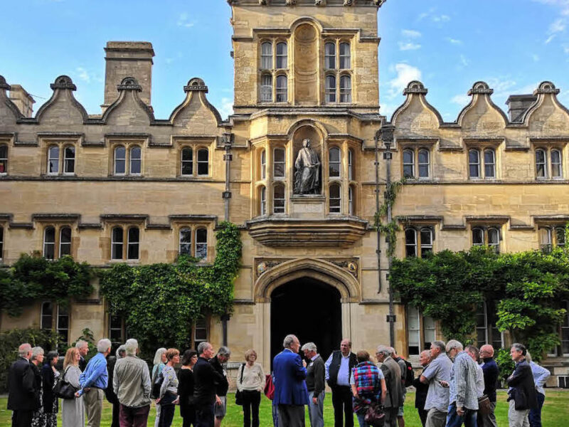 Group visiting Oxford